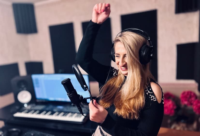 Ana singing