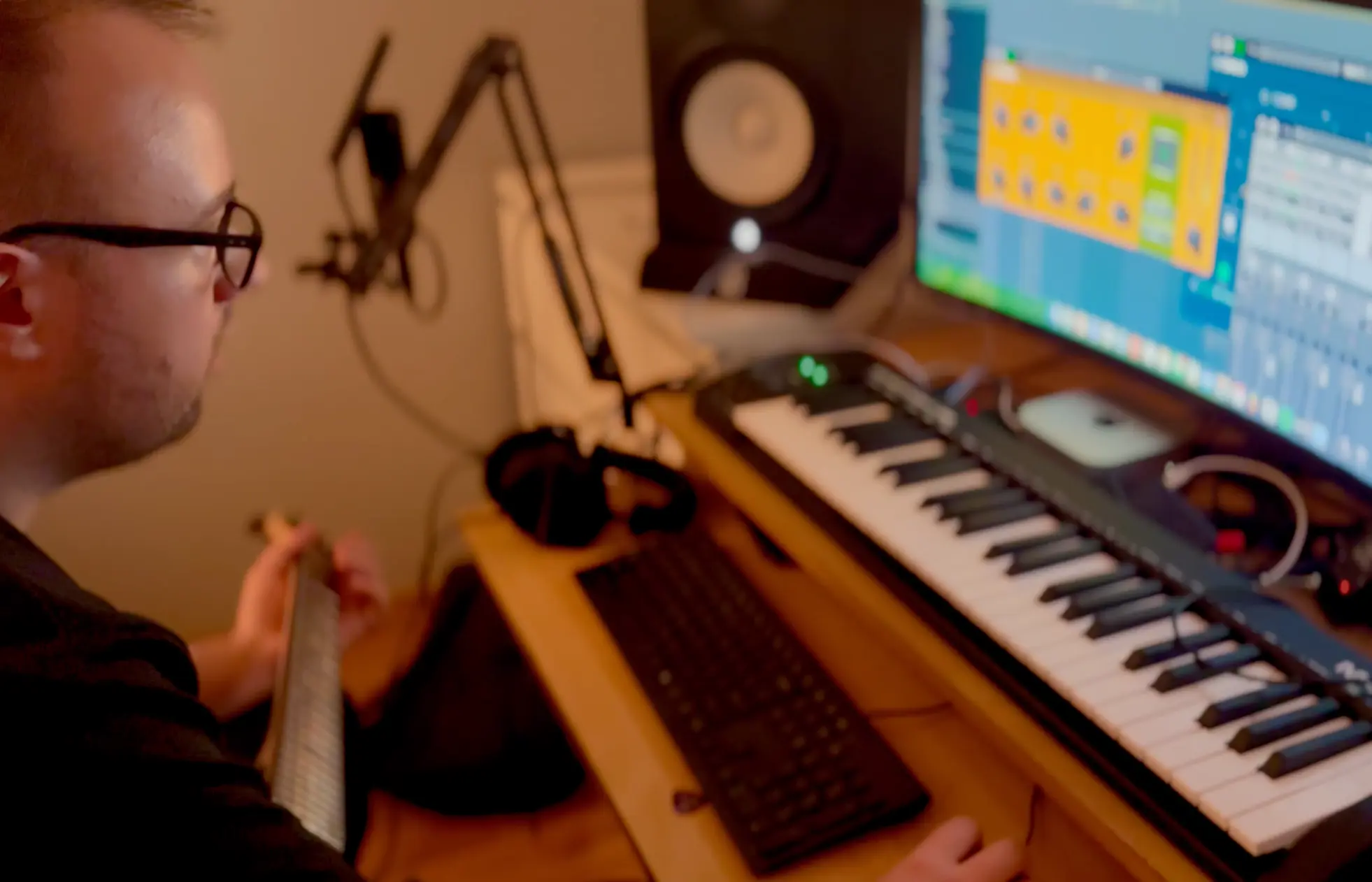 EddieK in home studio